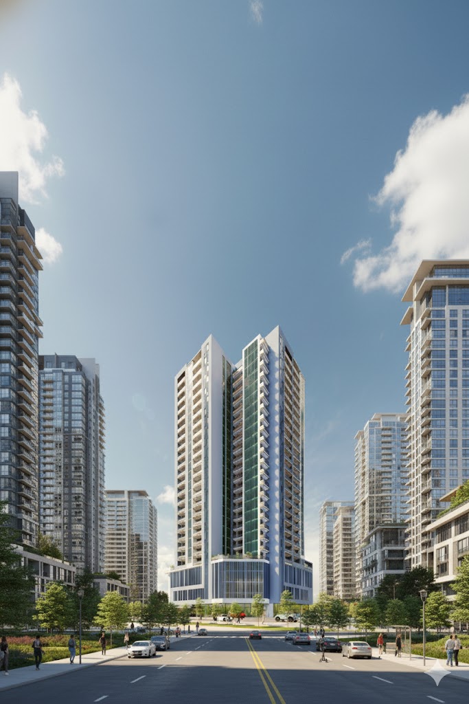 Premium residential development exterior