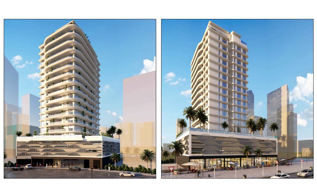 Residential & Retail G+3P+14 Typical+Roof — Al Jaddaf, Dubai